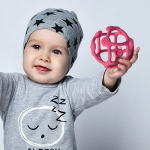BabyOno: Ορθοδοντικό μασητικό απαλής σιλικόνης σε σχήμα μπάλας Pink (BN489/04) BabyOno: Ορθοδοντικό μασητικό απαλής σιλικόνης σε σχήμα μπάλας Pink (BN489/04)