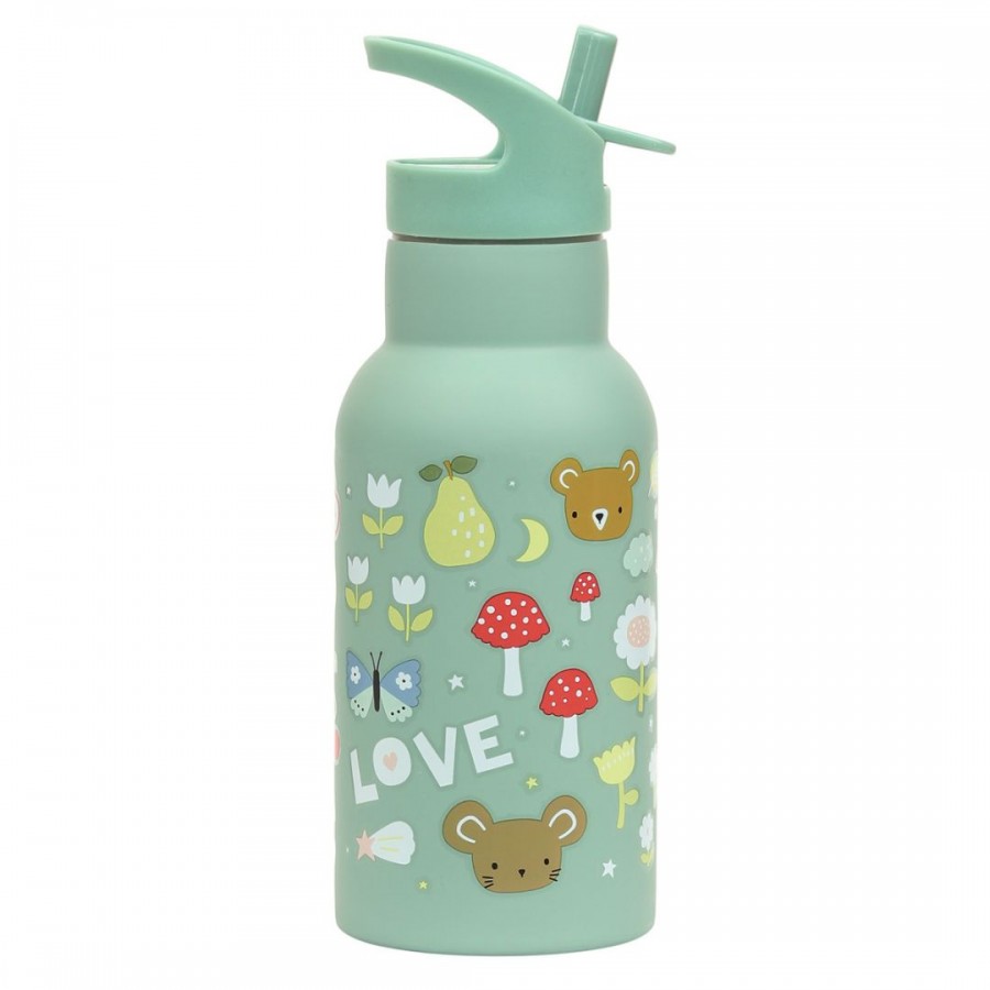 A Little Lovely Company: Μπουκάλι με διπλό τοίχωμα από ανοξείδωτο ατσάλι 350ml Joy (DBSSJO71)