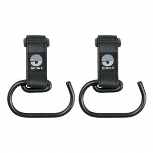 Dooky Σετ 2 μεγάλοι γάντζοι καροτσιού -Black (DK-5027011) Dooky Σετ 2 μεγάλοι γάντζοι καροτσιού -Black (DK-5027011)