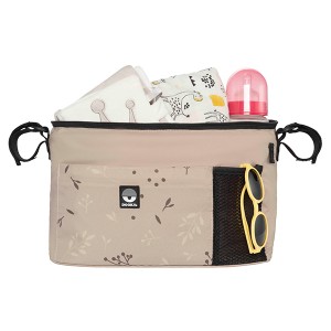 Dooky Organizer καροτσιού - Deluxe Romantic Leaves Beige (DK-5128207) Dooky Organizer καροτσιού - Deluxe Romantic Leaves Beige (DK-5128207)