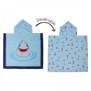 Flapjackkids Πόντσο Διπλής Όψης UPF50+ Οne Size (2-6y+) Shark ( FJKCU560) Flapjackkids Πόντσο Διπλής Όψης UPF50+ Οne Size (2-6y+) Shark ( FJKCU560)