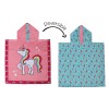 Flapjackkids Πόντσο Διπλής Όψης UPF50+ One Size (2-6y+) Unicorn/Tropical (FJKCU566)