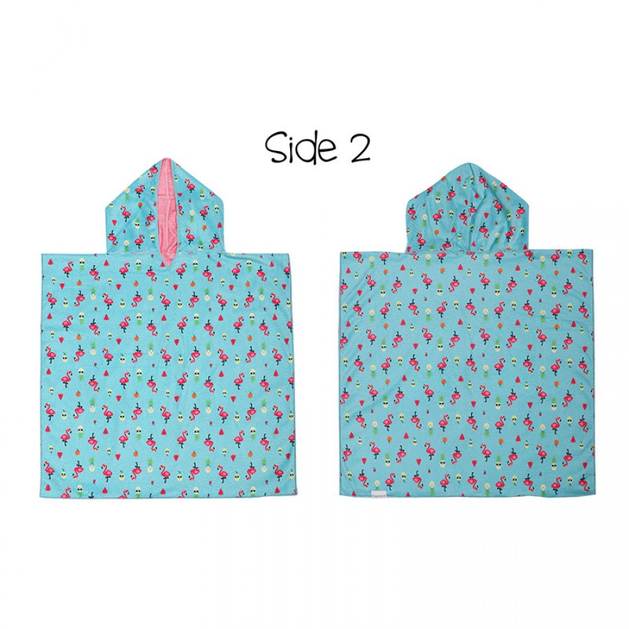 Flapjackkids Πόντσο Διπλής Όψης UPF50+ One Size (2-6y+) Unicorn/Tropical (FJKCU566)