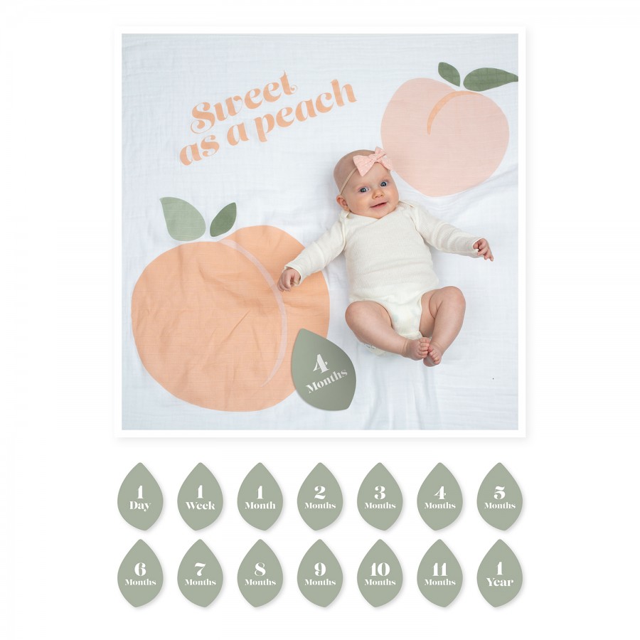Lulujo Mουσελίνα Φωτογράφισης + Κάρτες- Sweet as Peach (LJ596)
