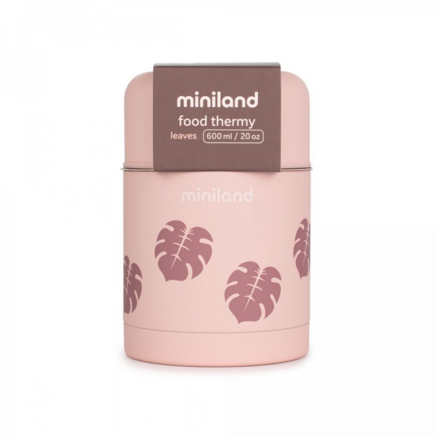 Miniland Θερμός Φαγητού Terra Food 600ml Thermos Pink (ML89446)