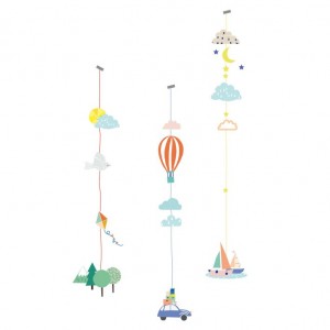 Mimi'lou: Αυτοκόλλητη γιρλάντα τοίχου "Walk" (MML-ART469) Mimi'lou: Αυτοκόλλητη γιρλάντα τοίχου "Walk" (MML-ART469)