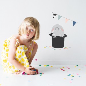 Mimi'lou: Αυτοκόλλητα τοίχου Just a touch "Lapin Lapin" πολύχρωμο (MML-ART490) Mimi'lou: Αυτοκόλλητα τοίχου Just a touch "Lapin Lapin" πολύχρωμο (MML-ART490)