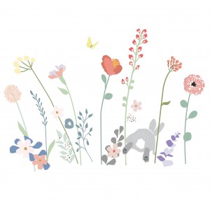 Mimi'lou: Αυτοκόλλητα τοίχου Easy "Fleurs Des Champs" (MML-ART535) Mimi'lou: Αυτοκόλλητα τοίχου Easy "Fleurs Des Champs" (MML-ART535)