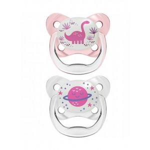 Dr. Brown's Ορθοδοντικές Πιπίλες Σιλικόνης για 6-18 μηνών Νυκτός Δεινόσαυρος Ροζ 2τμχ (PV22007) Dr. Brown's Ορθοδοντικές Πιπίλες Σιλικόνης για 6-18 μηνών Νυκτός Δεινόσαυρος Ροζ 2τμχ (PV22007)