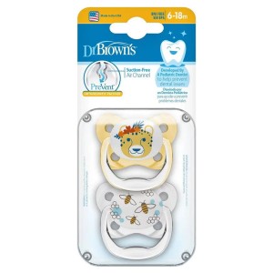 Dr. Brown's Ορθοδοντικές Πιπίλες Σιλικόνης για 6-18 μηνών 2τμχ (PV22302) Dr. Brown's Ορθοδοντικές Πιπίλες Σιλικόνης για 6-18 μηνών 2τμχ (PV22302)