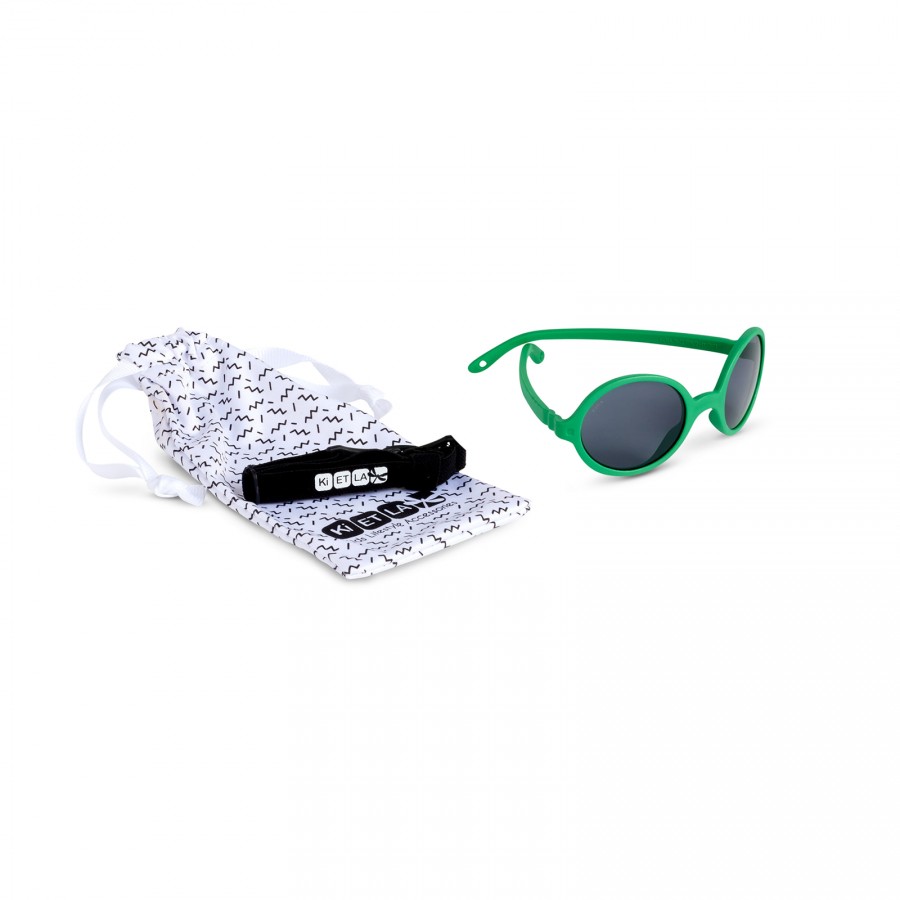 KiETLA: Rozz Sunglasses 2-4 years old - Round Green (R3SUNGRASS)