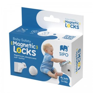 Sipo Μαγνητική Ασφάλεια Συρταριών/Ντουλαπιών 4τμχ (SIP-SBS-M4) Sipo Μαγνητική Ασφάλεια Συρταριών/Ντουλαπιών 4τμχ (SIP-SBS-M4)