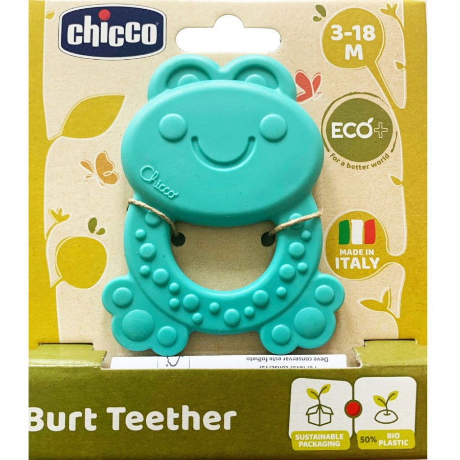 Chicco Κρίκος οδοντοφυΐας Βάτραχος Σειρά ECO+ 3-18M (Y02-10491-00)