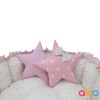 Abo Φωλιά-Χαλάκι Δραστηριοτήτων 2 σε 1 ροζ με αστέρια (YLDZ-YS01)