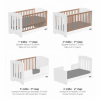 Βρεφική Κούνια  Casa Baby Art μετατρεπόμενη σε βρεφικό κρεββάτι (590151)