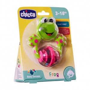 Chicco Κουδουνίστρα Βατραχάκι 3m+ (Y02-71697-00) Chicco Κουδουνίστρα Βατραχάκι 3m+ (Y02-71697-00)