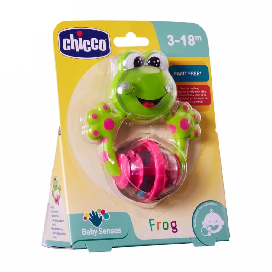 Chicco Κουδουνίστρα Βατραχάκι 3m+ (Y02-71697-00)