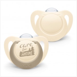 Nuk Πιπίλα Σιλικόνης για 0-6 μηνών For Nature (10736808-2) Nuk Πιπίλα Σιλικόνης για 0-6 μηνών For Nature (10736808-2)
