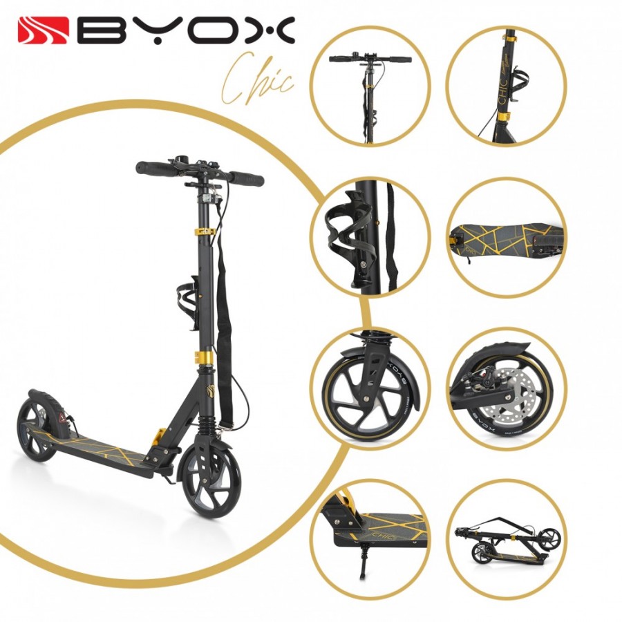Byox Πατίνι Scooter Chic Black (3800146228408)