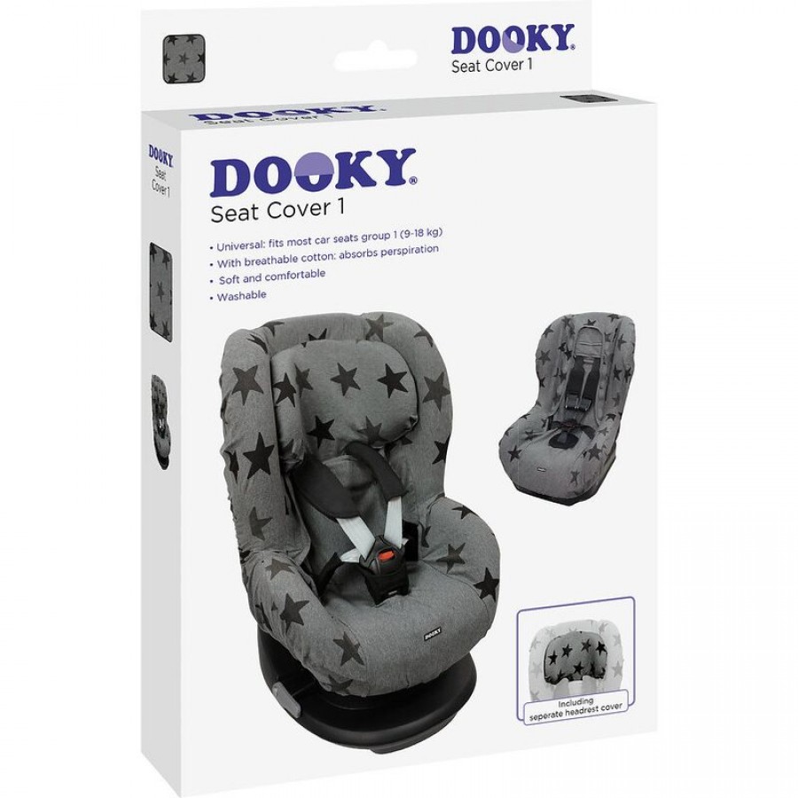 Dooky Κάλυμμα για κάθισμα αυτοκινήτου Grey Stars (DK-126826)