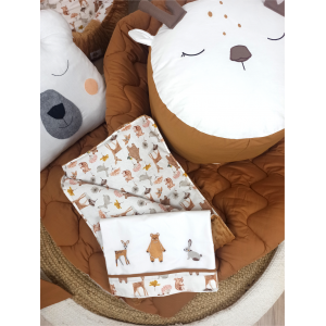 Baby Star Προίκα Μωρού 3 τεμαχίων Forest Friends (FF-001) Baby Star Προίκα Μωρού 3 τεμαχίων Forest Friends (FF-001)