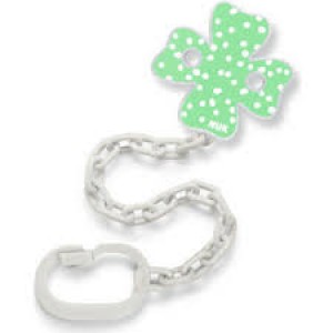 Nuk Αλυσίδα Πιπίλας με Κρίκο Τριφύλλι  Πράσινο (10751534) Nuk Αλυσίδα Πιπίλας με Κρίκο Τριφύλλι  Πράσινο (10751534)