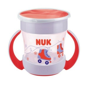 Nuk Παιδικό Ποτηράκι Mini Magic από Πλαστικό Red 160ml για 6m+ (10751278)