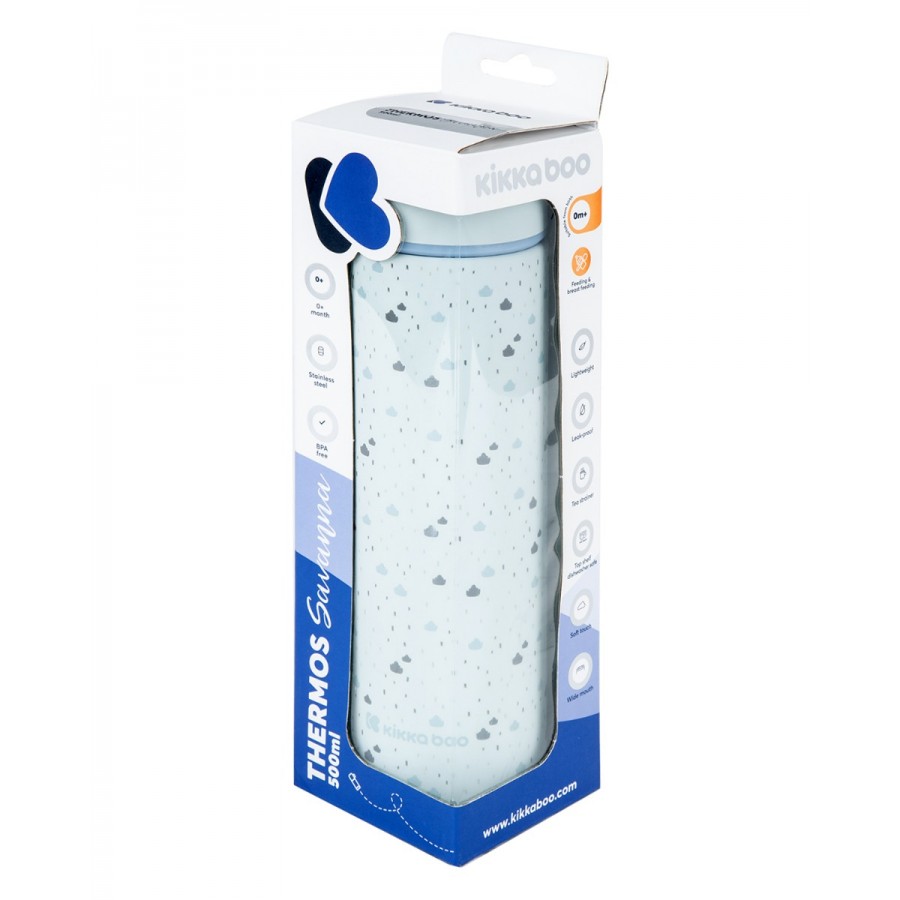 Kikkaboo Θερμός 500ml Savanna Blue (31302030056)