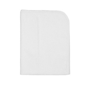 Babystar Αδιάβροχο Σελτεδάκι 40x60 Λευκό με Ρέλι Λευκό (173198)