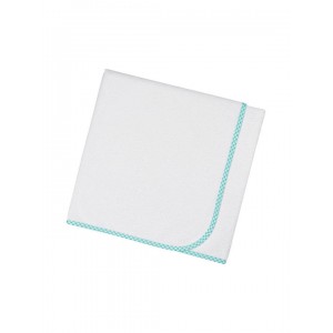 Babystar Αδιάβροχο Σελτεδάκι 40x60 Λευκό με Ρέλι Μέντα (173198)