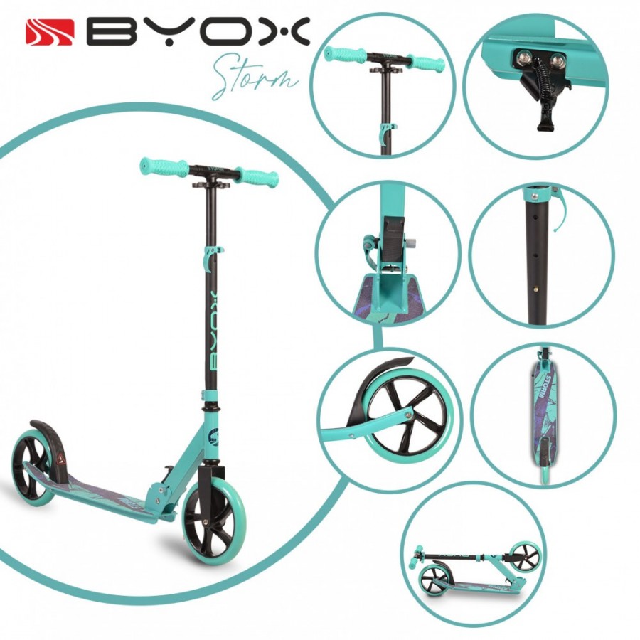 Byox Scooter Storm Tirquoise (3800146225889)