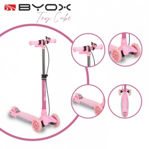 Byox Scooter Toy Cube με Φρένο και Κουδουνάκι Pink (3800146225544) Byox Scooter Toy Cube με Φρένο και Κουδουνάκι Pink (3800146225544)