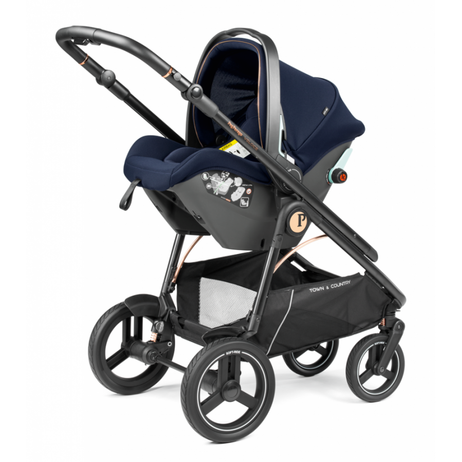  Peg Perego Πολυκαρότσι Veloce Tc Slk Modular 3 In 1 Blue Shine (02826RO51PL31)