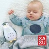 Zazu Zoe Πιγκουίνος Ύπνου Επαναφορτιζόμενoς Λευκοί Ήχοι Φως Νυκτός Ηχείο Bluetooth Γκρι (ZA-ZOE-01)