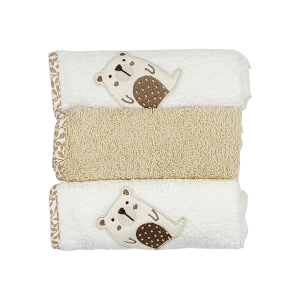 Babystar Σετ Λαβέτες 3 τεμαχίων Natura (Σ1094) Babystar Σετ Λαβέτες 3 τεμαχίων Natura (Σ1094)