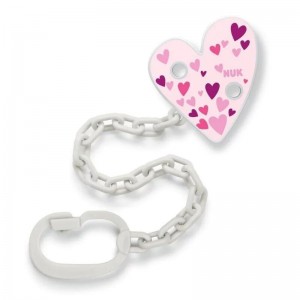 Nuk Αλυσίδα Πιπίλας με Κρίκο Ροζ καρδιά (10751534) Nuk Αλυσίδα Πιπίλας με Κρίκο Ροζ καρδιά (10751534)