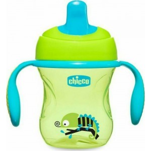 Chicco Εκπαιδευτικό κύπελλο Training Cup 6m+Green 200ml (F04-06921-20) Chicco Εκπαιδευτικό κύπελλο Training Cup 6m+Green 200ml (F04-06921-20)