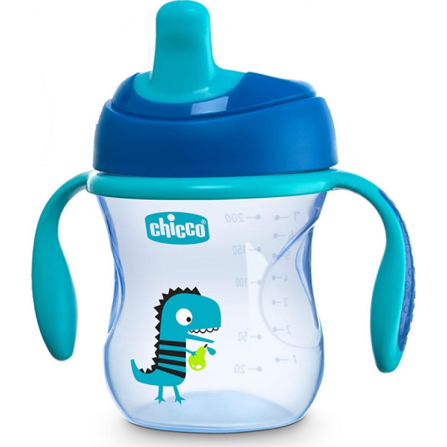 Chicco Εκπαιδευτικό κύπελλο Training Cup 6m+ Blue  200ml (F04-06921-20)