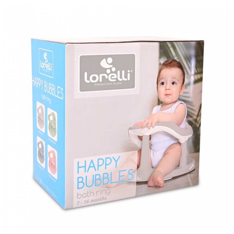 Lorelli Bertoni Bath Seat Happy Bubbles Mellow Rose Bear (10130950004)