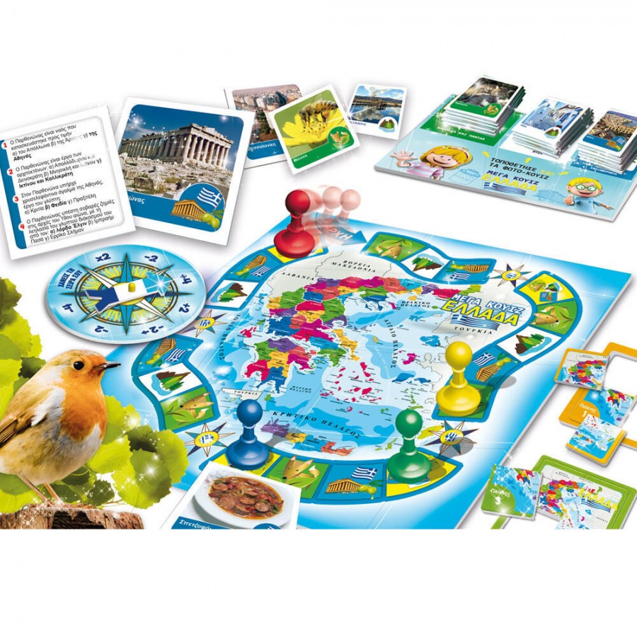 Real Fun Toys Επιτραπέζιο Μέγα Κουίζ - Ελλάδα (56453)