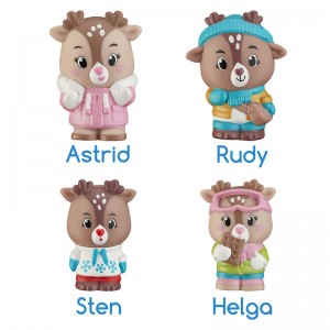 Klorofil Οικογένεια τάρανδοι 4τμχ (700308F)