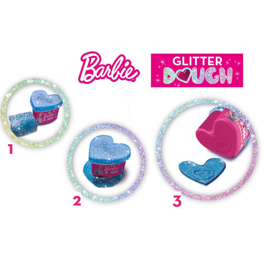 Barbie Πλαστελίνη - Παιχνίδι Glitter Dough (88850)