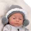 Magic baby κούκλα Lucas Ριγέ Πιτζάμες (MB46802)