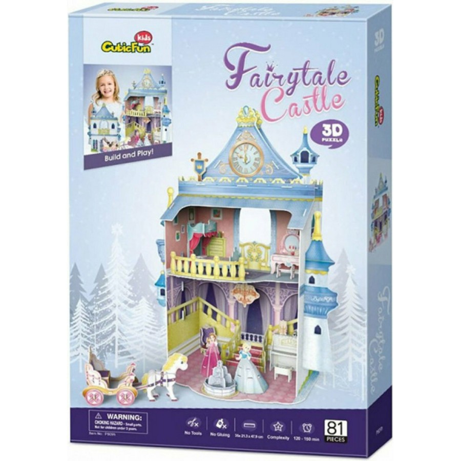Cubic Fun Puzzle Fairytale Castle 3D 81 Κομμάτια (P809h)