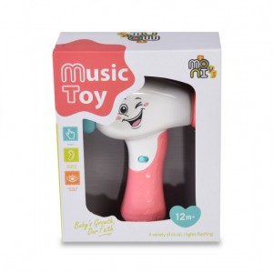 Moni Σφυρί με Μουσική για 12+ Μηνών Pink (K999-119P) Moni Σφυρί με Μουσική για 12+ Μηνών Pink (K999-119P)