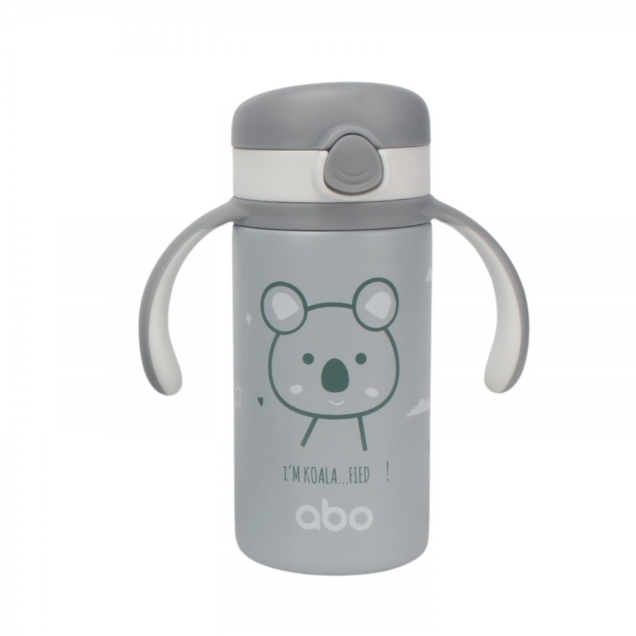 Abo Παγούρι θερμός 280 ml με χερούλι και καλαμάκι abottle I’M KOALAFIED (313807)