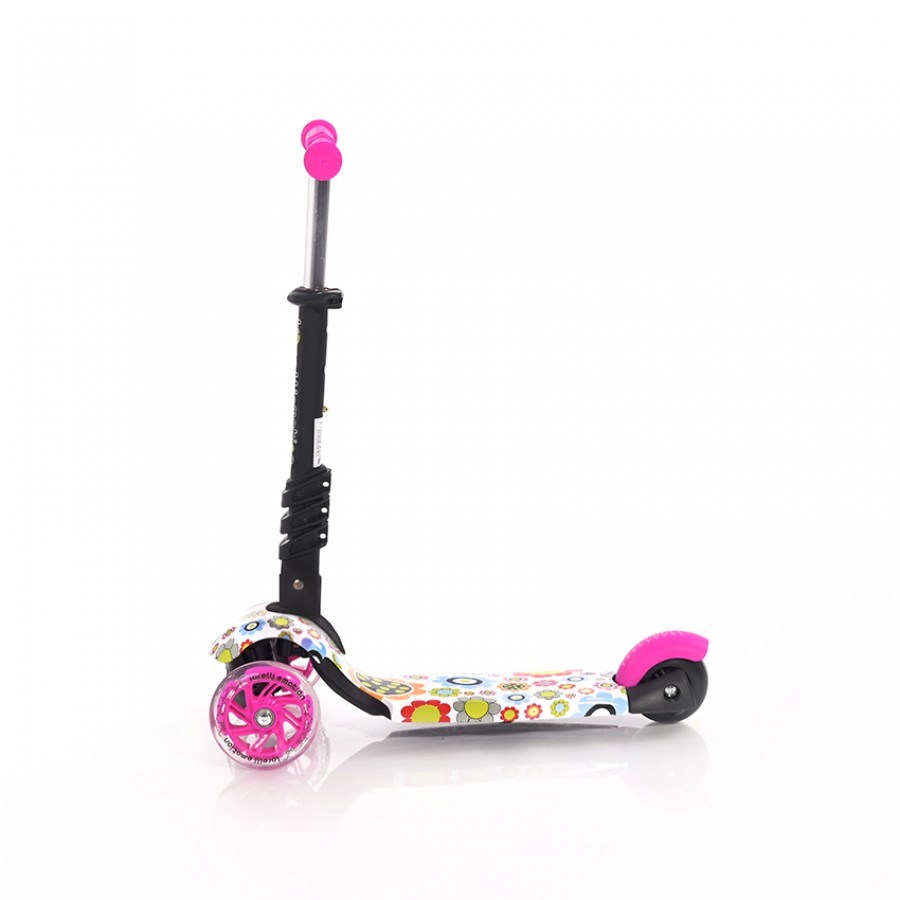 Lorelli Bertoni Scooter Smart Pink Flowers (10390020016)