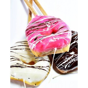 Χειροποίητη λαμπάδα Donut (000144) Χειροποίητη λαμπάδα Donut (000144)