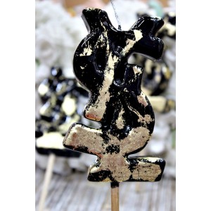 Πασχαλινή Λαμπάδα YSL Με Φύλλα Χρυσού 13cm (003389) Πασχαλινή Λαμπάδα YSL Με Φύλλα Χρυσού 13cm (003389)