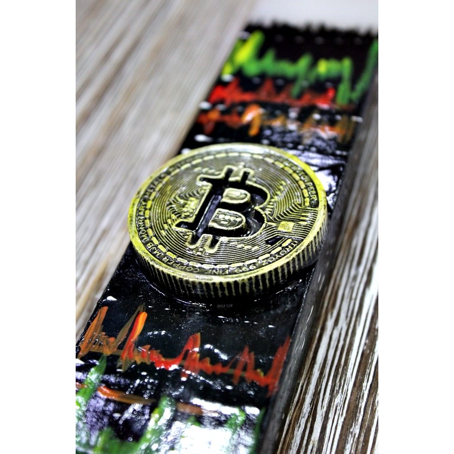 Πασχαλινή Λαμπάδα Bitcoin 25cm (003392)